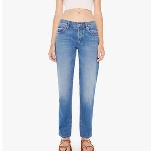 MOTHER Women's Straight Leg Jeans in Light Blue Wash